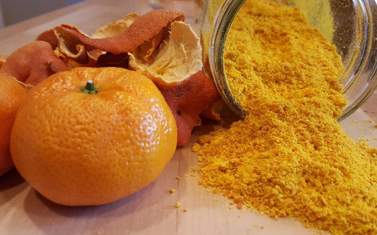 Orange Peel Powder, Citrus reticulata Dried Peels Powder