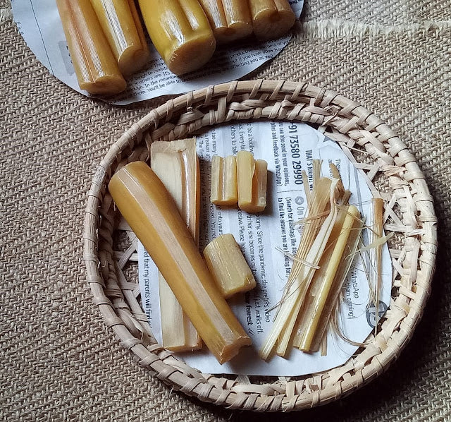 1 KG Palm Odiyal Dried,  Panang Kizhangu , Borassus flabellifer Tender shoots ,Hard Pieces